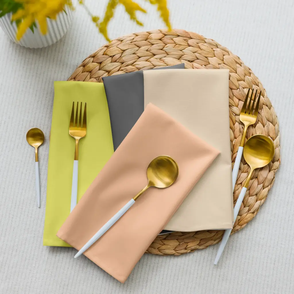 Classic Plain Napkins - Set of 4