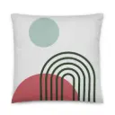 GeoFlow Abstract Throw Pillow