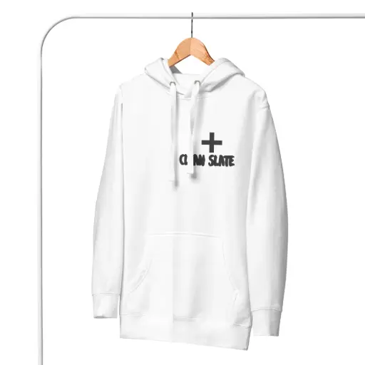 Holy by Grace, Hoodie by Choice - Unisex Fit | Clean Slate Collection