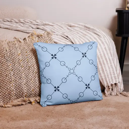 Sky Flow Pillow Design