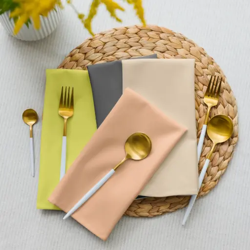 Classic Plain Napkins - Set of 4